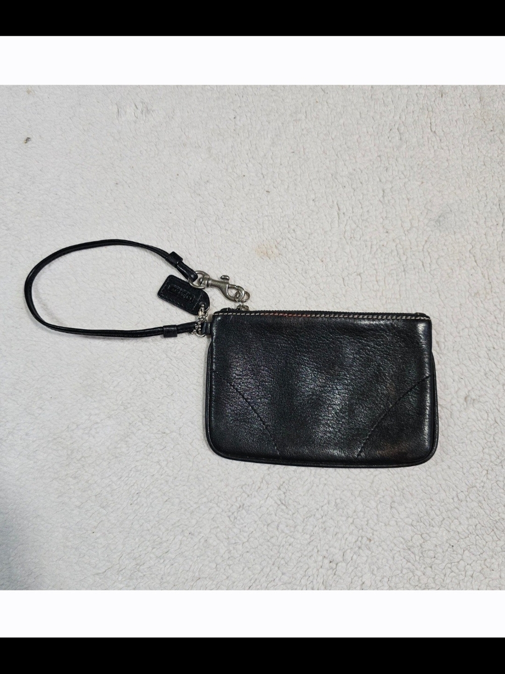 Coach Signature Canvas Coin Pouch in Olive and Tan